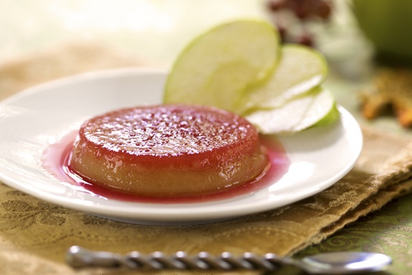 No-Bake Vegan Candied Apple Flan Recipe
