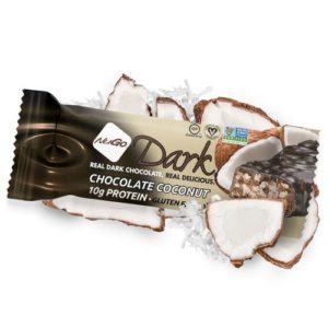 Nugo Dark Bars Reviews and Info - dairy-free, vegan, gluten-free, kosher pareve, non-gmo protein snack bars in several chocolate-covered flavors.