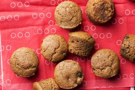 Cappuccino Chocolate Chip Mini Muffins Recipe - Vegan, dairy-free, optionally low sugar
