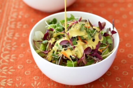Creamy Anti-Inflammatory Salad Dressing or Sauce - dairy-free, paleo, vegan, and easy from-scratch
