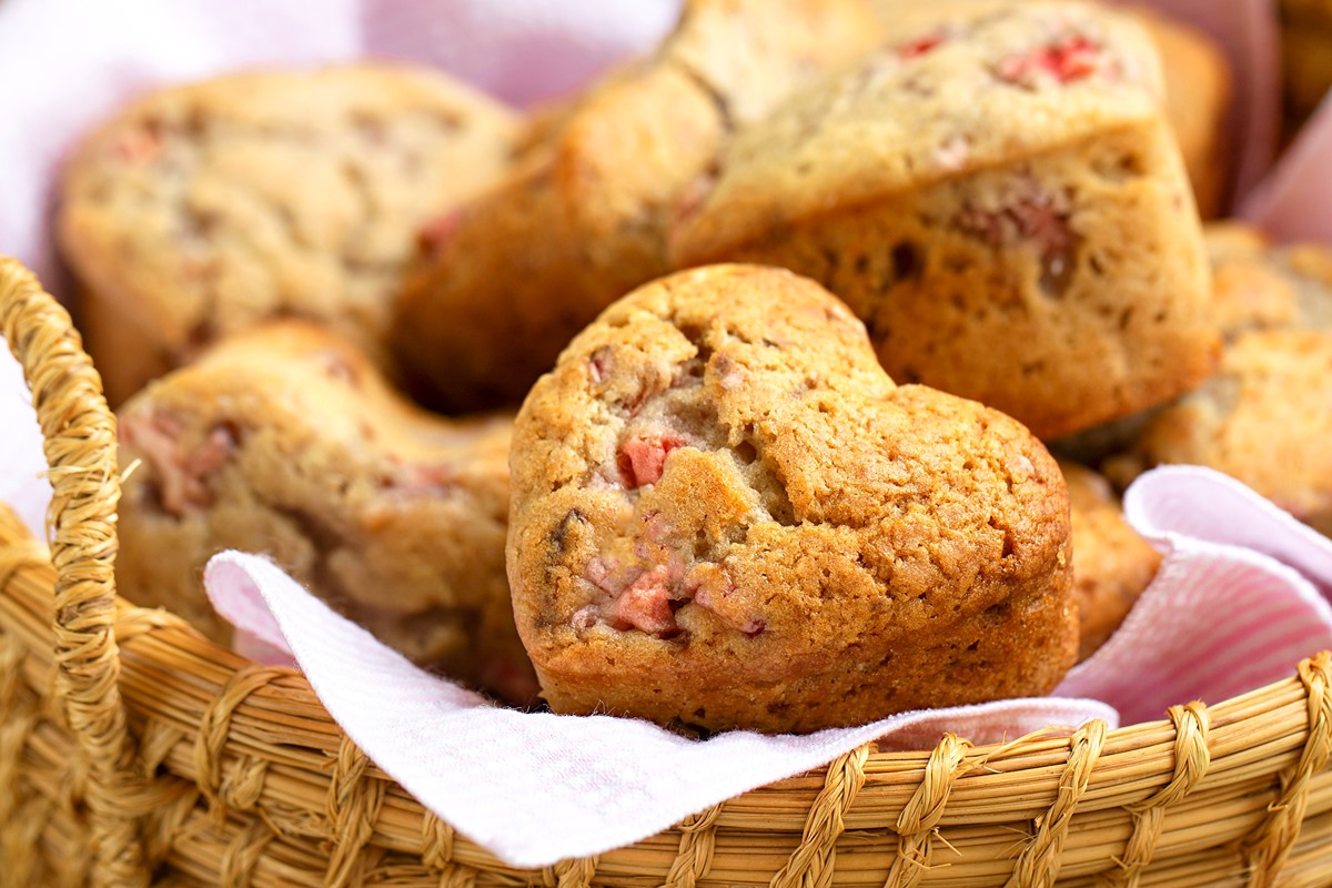 Strawberry Love Muffins - Vegan Strawberry Muffins Recipe that's sweet, simple, and naturally dairy-free, egg-free, nut-free, and soy-free.