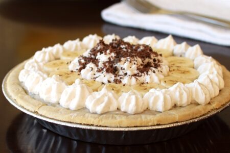 Banana Cream Pie 4 All - This rich & delicious pie recipe is naturally dairy-free, and vegan, optionally gluten-free and top allergen-free!