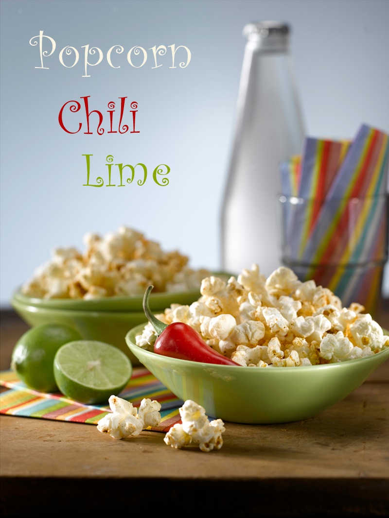 Easy Chili Lime Popcorn - Spice up movie night with these 5 simple ingredients! (naturally dairy-free, gluten-free, top allergen-free recipe)