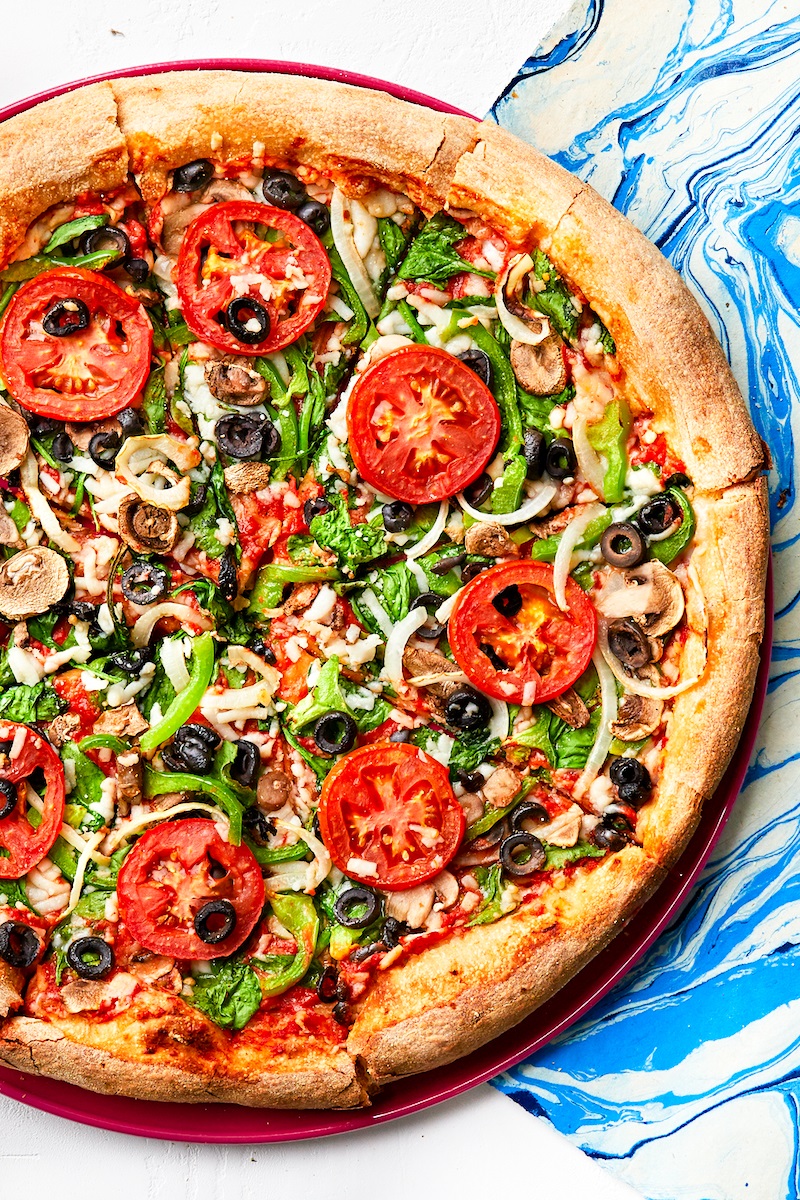 Mellow Mushroom Dairy-Free Guide with Special Order Notes, Dairy Warnings, All Vegan Options, and Gluten-Free Options
