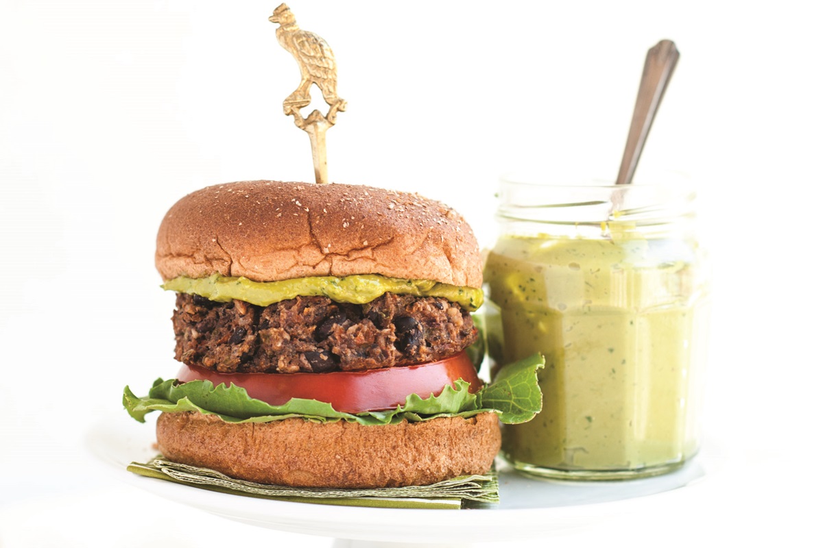 The Best Dairy-Free Black Bean Veggie Burgers! Made with good, clean, everyday ingredients.
