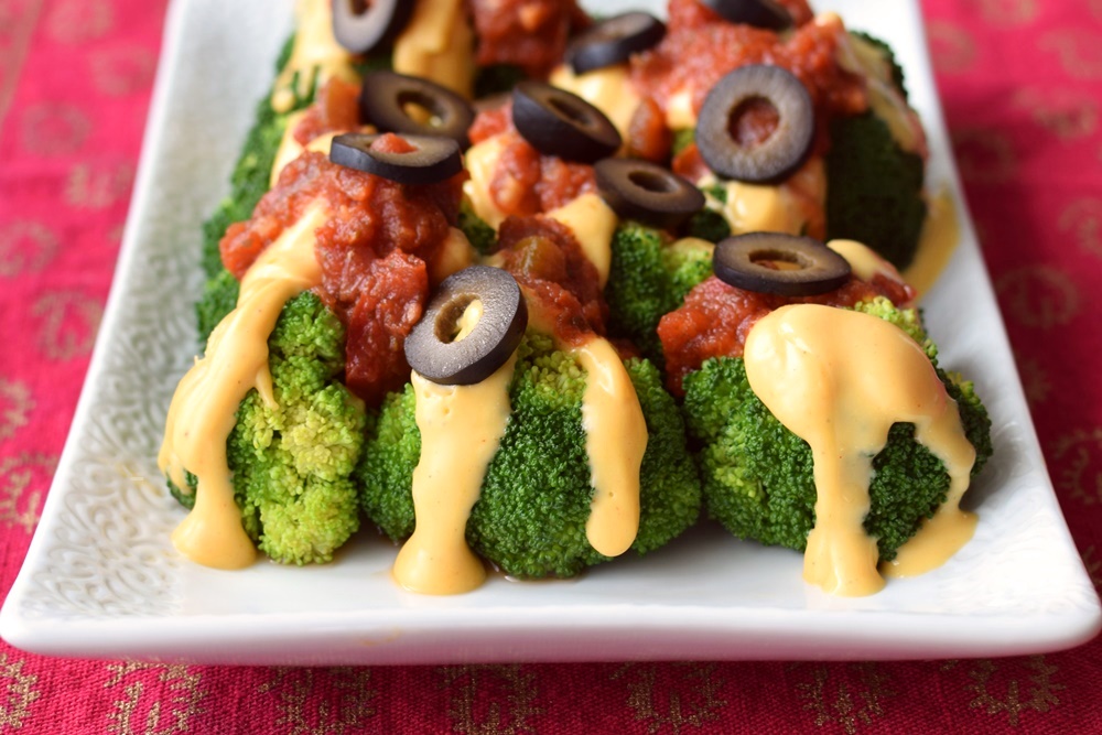 Easy Cheesy Broccoli "Nachos" Recipe (Vegan, Gluten-Free & Allergy-Friendly for Awareness Month!) + Big Things to Come in Dairy Free