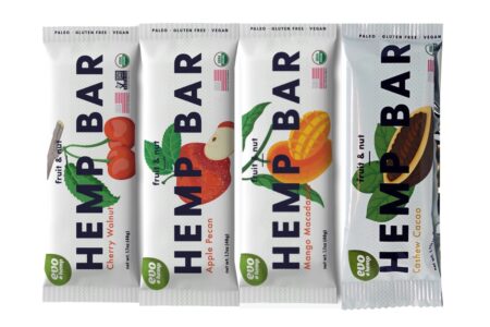 Evo Hemp Bars Reviews and Info: Fruit & Nut Varieties (vegan, paleo, grain-free, soy-free, gluten-free, dairy-free - made with hemp seeds and hemp protein powder)