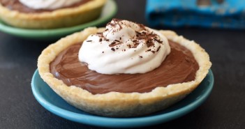 Easy, Rich and Deliciously Awesome Vegan Chocolate Cream Pies! Dairy-Free and Egg-Free Homemade Chocolate Pudding Base, Coconut Whip, and a Dairy-Free, optionally Gluten-Free Crust