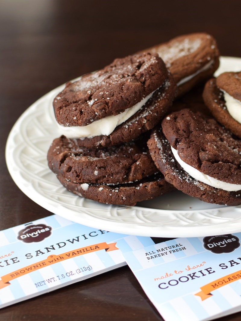 Divvies Cookie Sandwiches - Bakery Fresh and Made in a Dairy-Free, Egg-Free, Nut-Free Facility