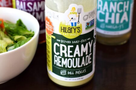 Hilary's Eat Well Salad Dressings - Healthy, dairy-free options including Ranch Chia, Creamy Remoulade, Apple Fennel & Balsamic Thyme