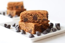 Wholesome Chocolate Chip Cookie Bars - Gluten-Free, Dairy-Free, Vegan, and Free of Top Allergens. They're also made without refined sweeteners and with ancient grains!