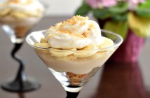 Deconstructed Banana Cream Pie Parfaits - An easy, impressive dessert! Dairy-free, gluten-free, vegan recipe.