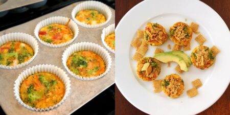 Veggie Frittata Bites - Easy, protein-filled snacks or breakfast on-the-go. Naturally dairy-free, gluten-free, and vegetarian.