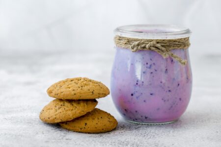 Blueberry Cookie Butter Smoothie Recipe - dairy-free, gluten-free, allergy-friendly, vegan!