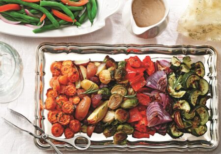 Roasted Winter Veggies and Tri-Color Potatoes