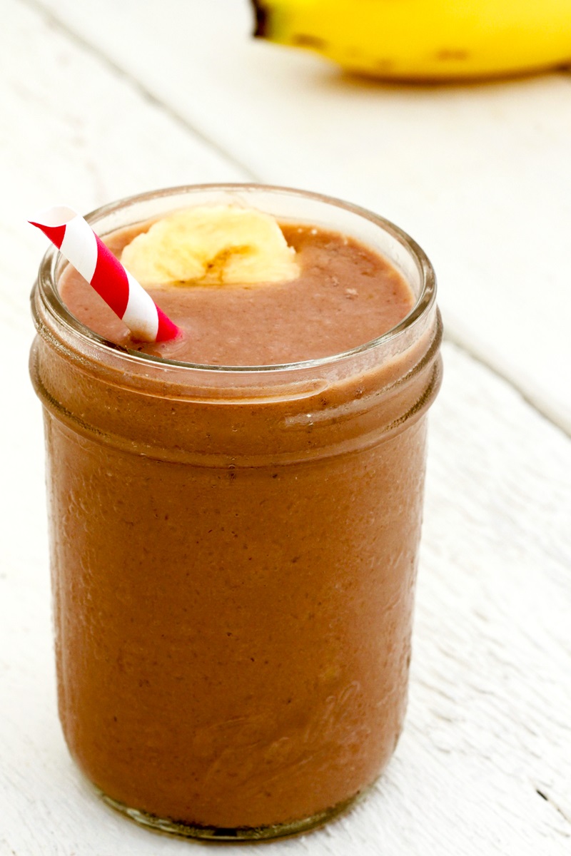 Tastes Like Melted Chocolate Ice Cream Protein Smoothie - Dairy-free, Plant-Based, Vegan, and Nutritious!