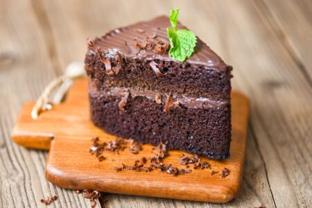 Loveletter Cakeshop's Vegan Double Chocolate Cake Recipe - the secret recipe from a wedding cake pastry chef. No eggs, no dairy, no nuts, and optionally no soy