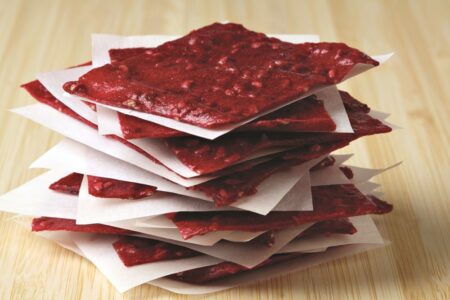 Red Raspberry Fruit Leather
