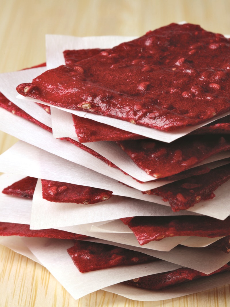 3-Ingredient Red Raspberry Fruit Leather (Oven Directions; No Dehydrator Required!). Naturally gluten-free, top allergen-free and vegan or paleo.