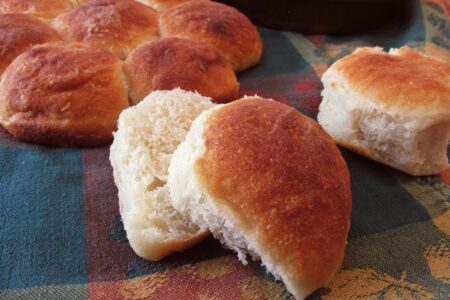 Rustic Homemade Rolls Recipe - From the holidays to everyday, these versatile baked buns are not only kid-friendly, but kid-made! (dairy-free recipe)