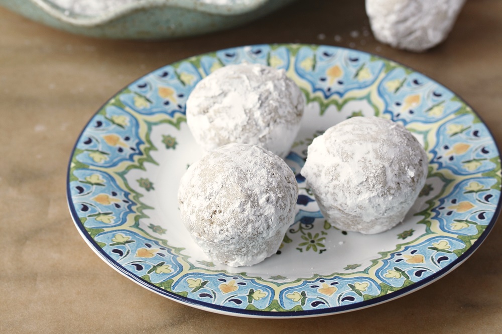 Powdered Doughnut Holes Recipe from The Allergy Free Pantry by Colette Martin. Amazingly dairy-free, gluten-free, top allergy-friendly and vegan!