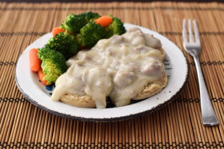 Biscuits and Gravy: Dairy-Free, Gluten-Free, Sneaky Recipe!
