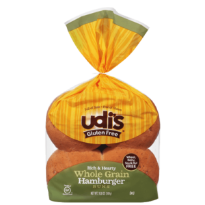 Udi's Gluten Free Bread - available in traditional loaves, ancient grains and buns. All dairy-free.