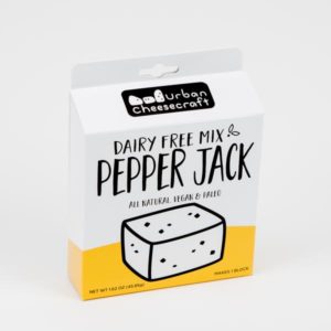 Urban Cheesecraft Dairy Free Mixes Reviews and Info. For making all types of vegan blocks, wheels, and sauces. Pictured: Pepper Jack