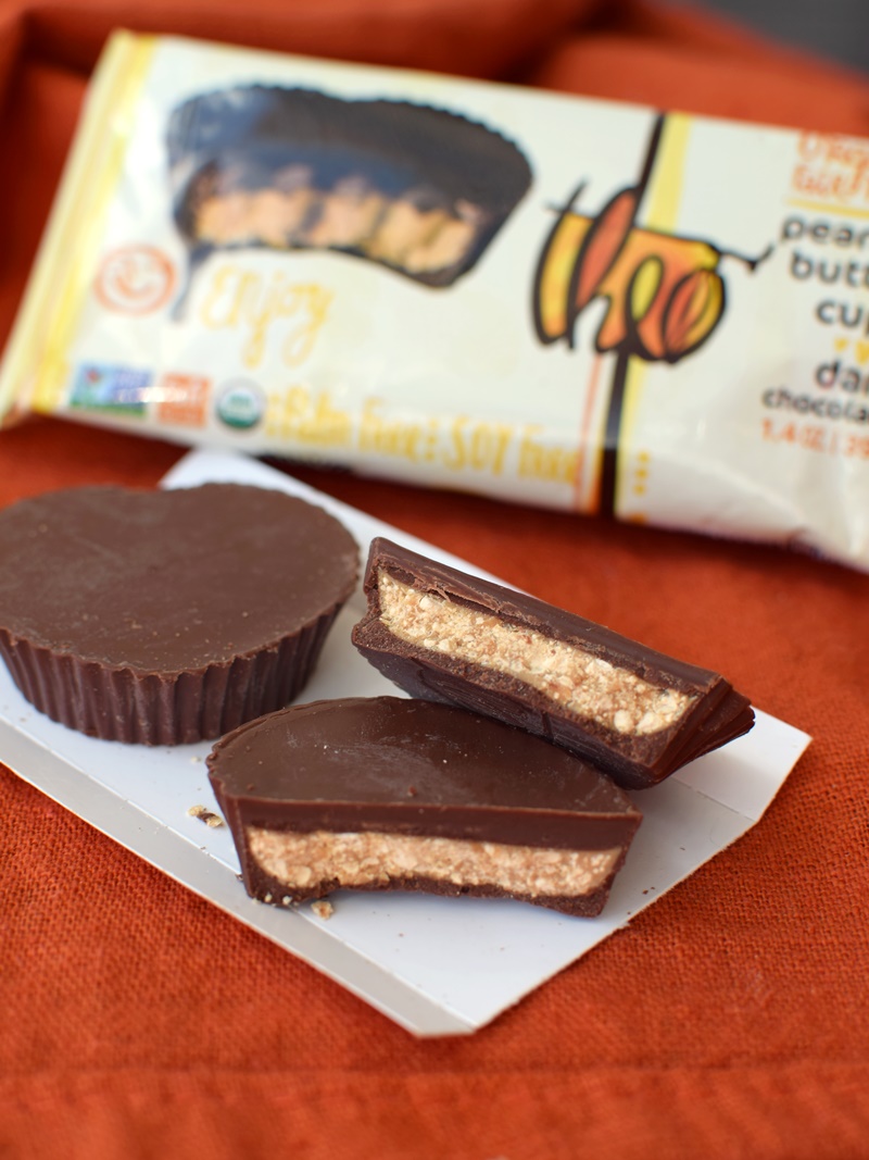 Theo Peanut Butter Cups - Dark Chocolate Dairy-Free and Vegan Version (Review)