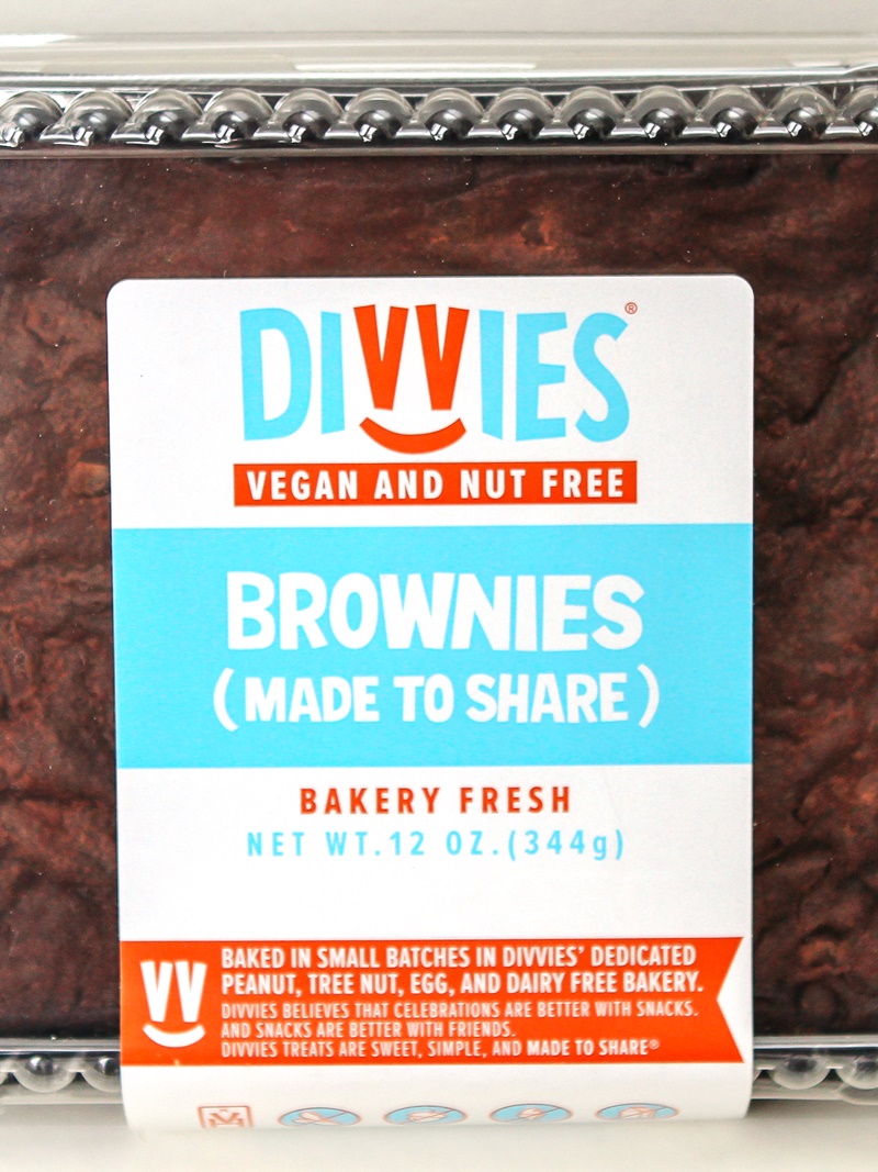 Divvies Brownies - Dairy-free, egg-free, nut-free and vegan (made in their dedicated allergen-safe bakery)