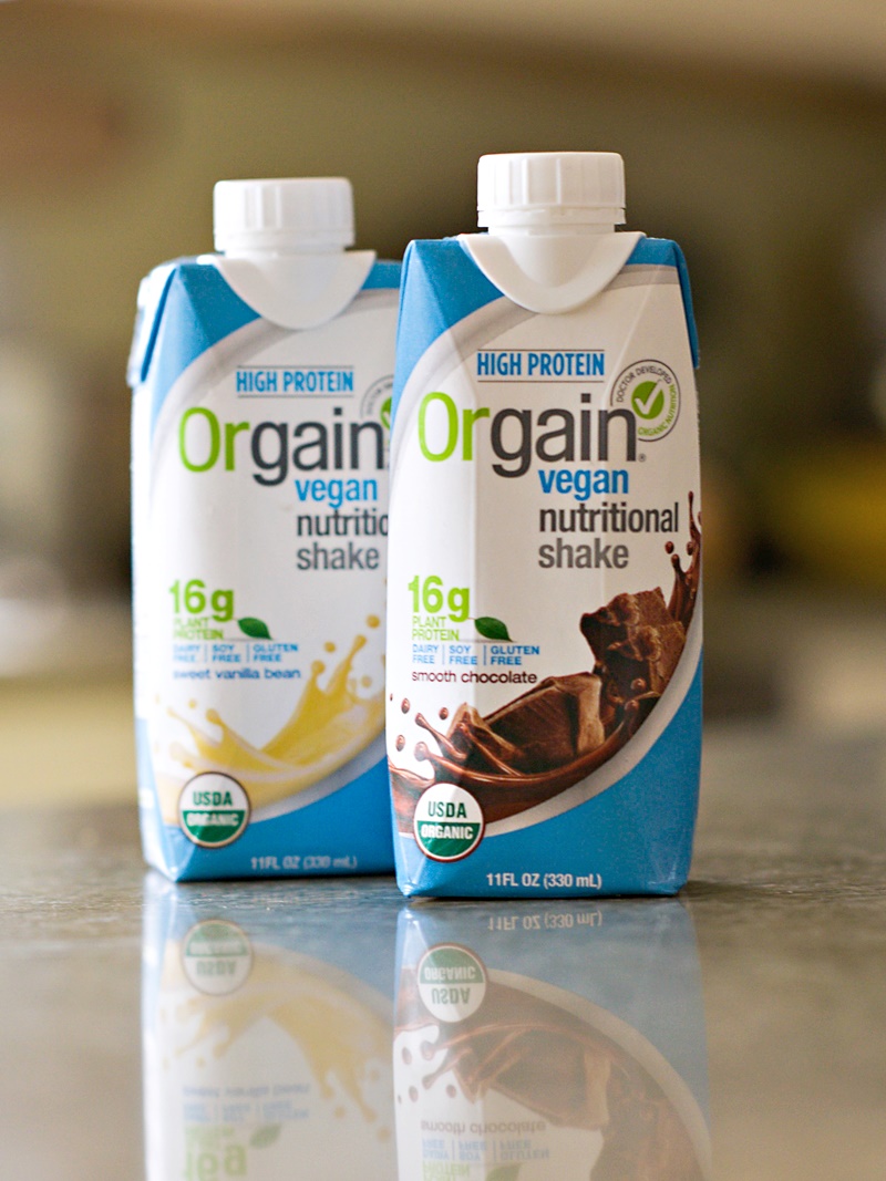 Orgain Organic Vegan Nutritional Shakes - high in dairy-free protein and enriched with vitamin, mineral, fruit and veggie blends