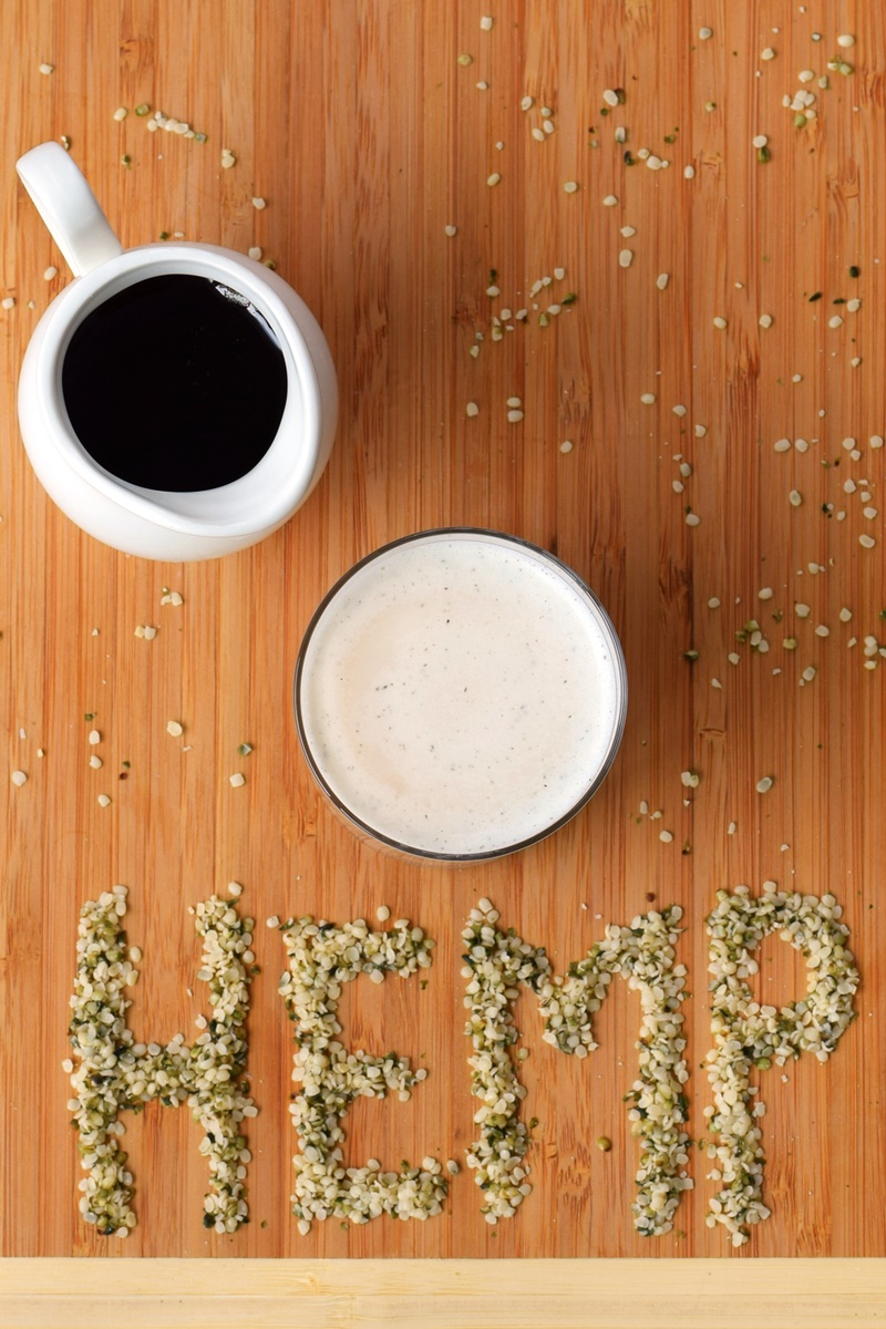 Homemade Maple Hemp Milk - vegan, dairy-free, soy-free, nut-free recipe with unbelievable flavor freshness and nutrition.