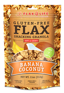 Flax4Life Flax Snacking Granola Review and Info - gluten-free, dairy-free, nut-free, and made in five flavors.