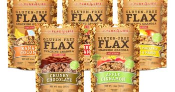Flax4Life Flax Snacking Granola Review and Info - gluten-free, dairy-free, nut-free, and made in five flavors.