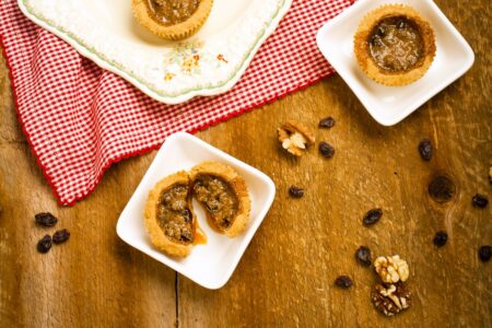 Healthy Vegan Butter Tarts Recipe - Plant-Based, Whole Grain, and Refined Sugar-Free. Dairy-free, egg-free, soy-free, and butterless!