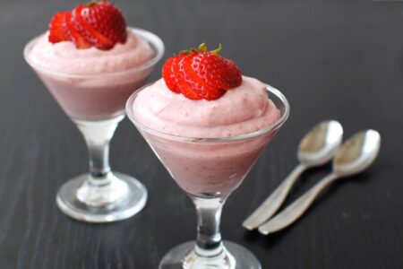 Strawberry Fool Recipe - deliciously easy dairy-free, soy-free & vegan dessert