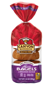 Canyon Bakehouse Gluten-Free Bread Loaves, Bagels, and Buns Reviews and Information - all dairy-free, gluten-free, nut-free, and soy-free!