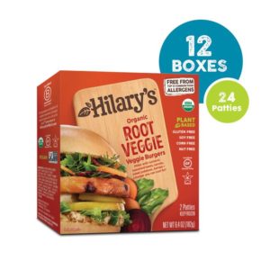 Hilary's Eat Well Veggie Burgers could be the World's Healthiest Patties. Vegan, gluten-free, nut-free, soy-free, 8 varieties.