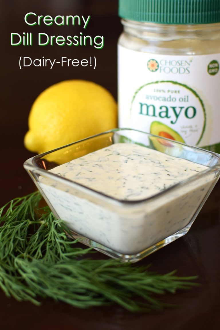 Creamy Lemon Dill Dressing Recipe (Dairy-Free)