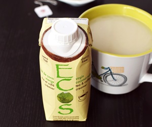 Ecos Virgin Coconut Creamer - a truly dairy-free, soy-free, vegan coffee & tea creamer made almost purely of coconut!