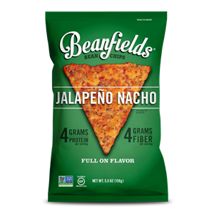 Beanfields Bean Chips Reviews and Info - gluten-free, dairy-free, nut-free, soy-free, corn-free, and vegan! Ten flavors, include Cheddar Sour Cream, Spicy Queso, Salt and Vinegar, and More.