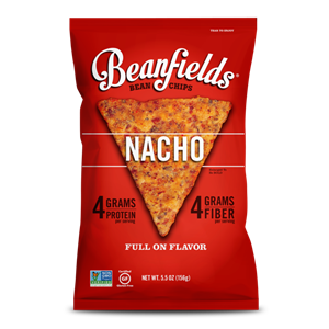 Beanfields Bean Chips Reviews and Info - gluten-free, dairy-free, nut-free, soy-free, corn-free, and vegan! Ten flavors, include Cheddar Sour Cream, Spicy Queso, Salt and Vinegar, and More.