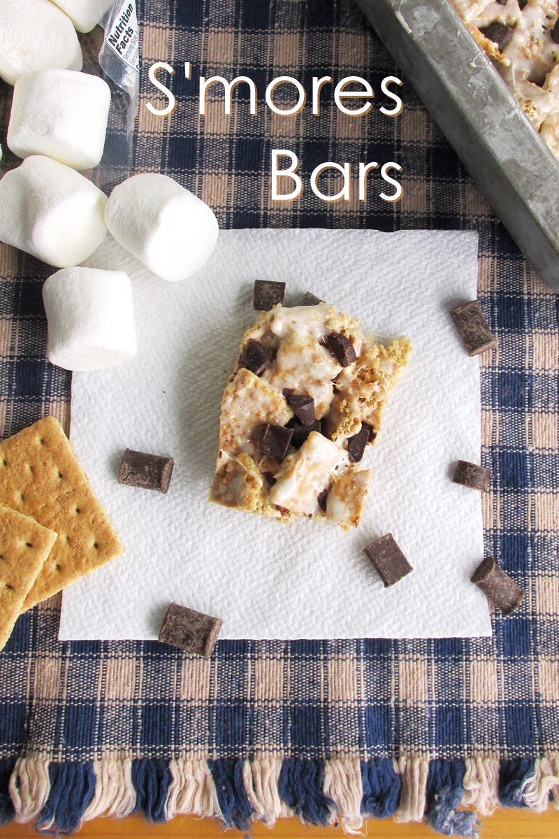 Easy S'mores Bars Recipe! Naturally dairy-free, kid-friendly & summer-ready
