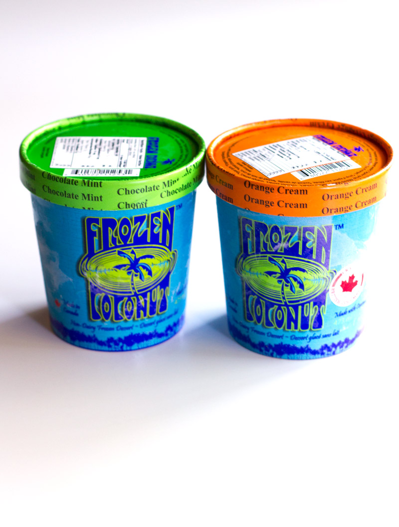 Frozen Coconut Non-Dairy Frozen Desserts made from simple natural high quality vegan ingredients - available in 6 different flavors! 