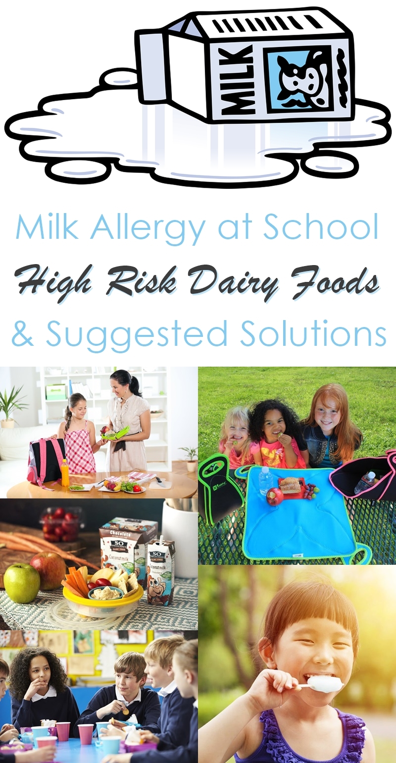Suggested Solutions for Avoiding High Risk Dairy Foods at School (for Milk Allergies)