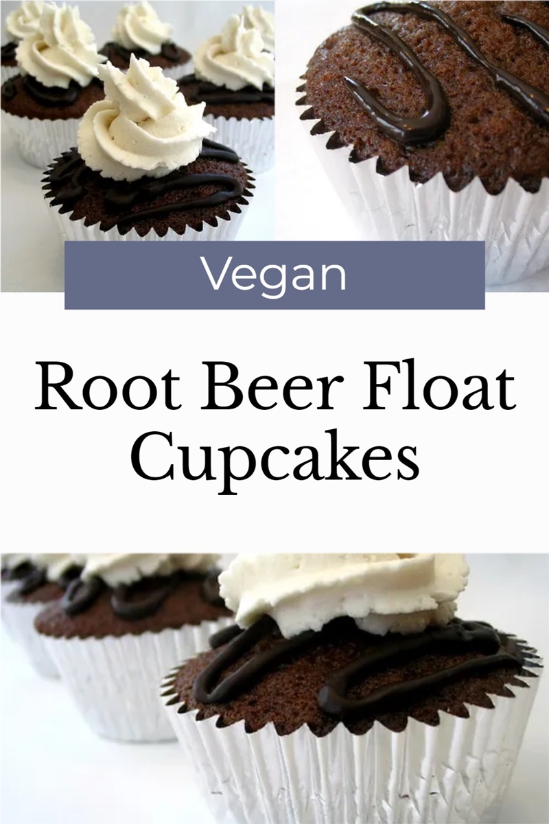 Vegan Root Beer Float Cupcakes Recipe