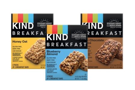 Kind Breakfast Bars (Review) - dairy-free, gluten-free, whole grain