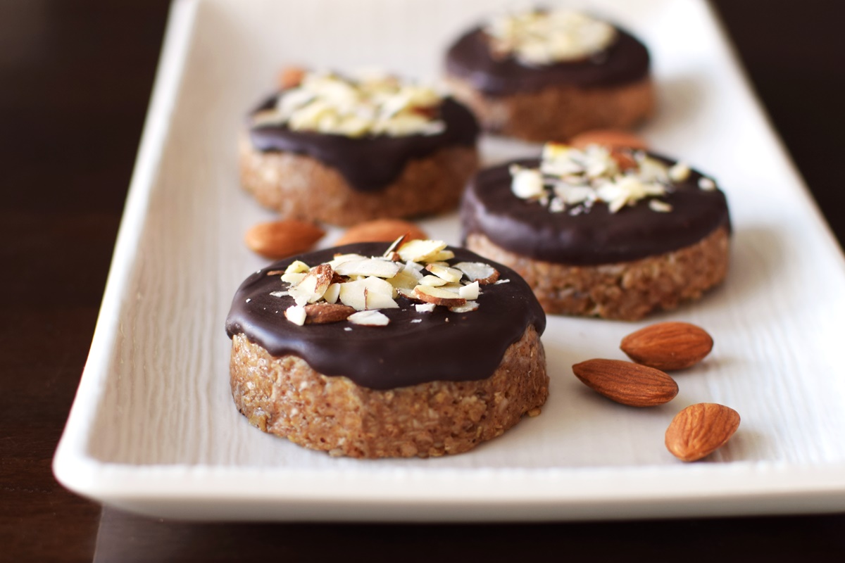 Almond Joy Oat Bars Recipe (Soft and Chewy) - no bake, dairy-free, gluten-free, vegan