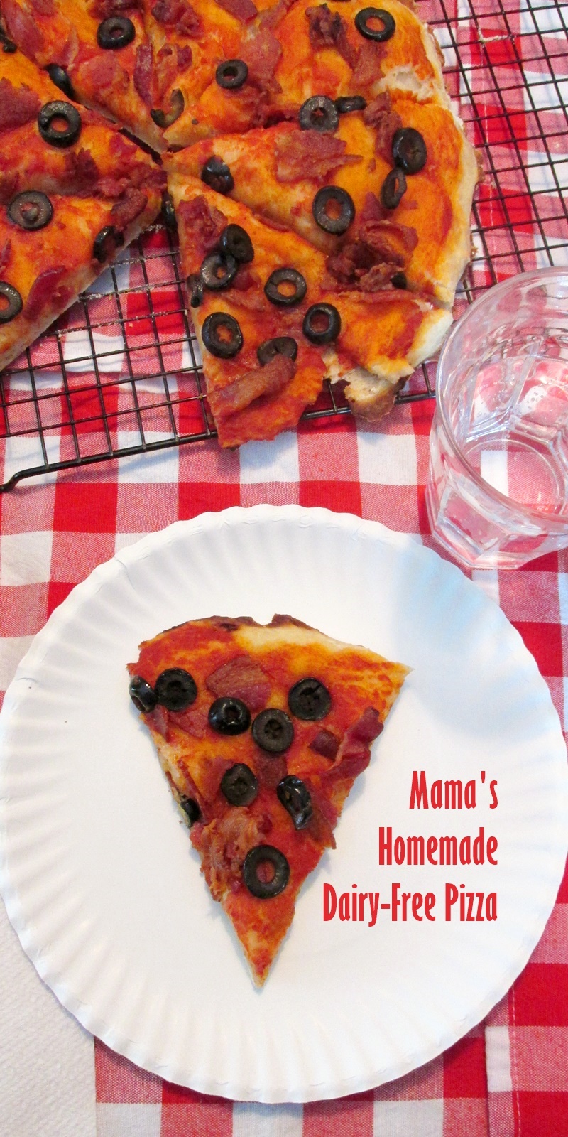 Mama's Dairy-Free Homemade Pizza Recipe (vegan optional) - with versatile from-scratch dough and super-easy sauce