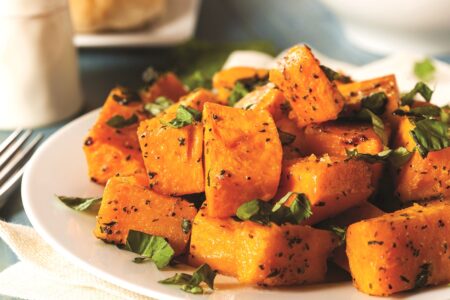 Chili Lime Roasted Butternut Squash